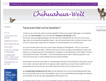 Tablet Screenshot of chihuahua-welt.de